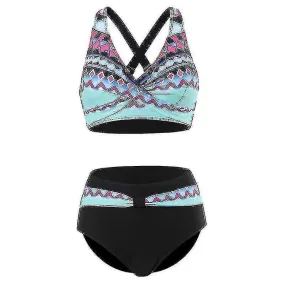2022 New High Waist Bikini Swimsuit Push Up Bikini Set Women's Swimwear Female Swimwear