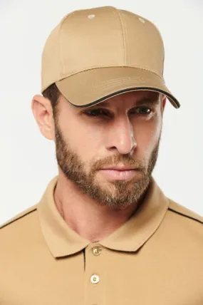 6-Panel Contrast Gorra Sandwich - Oeko-Tex Certified