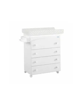 B970 white bath with beige polka dots Micuna