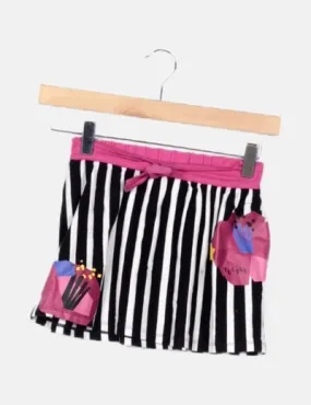 Bicolor Striped Skirt