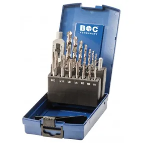 Bohrcraft Juego machos de roscar a máquina DIN 352 HSS-G EGB15-K
