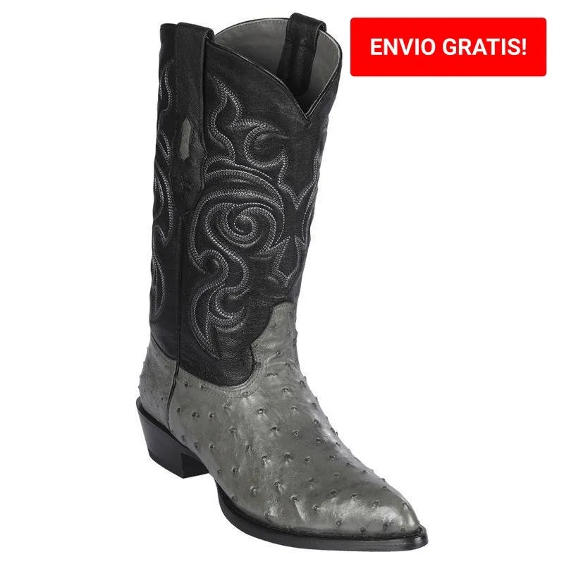 Botas de Avestruz Original Horma Puntal LAB-990309