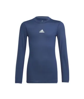 Camiseta manga larga de fútbol adidas Techfit Boys Navy