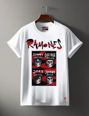 Camiseta RAMONES blanco para hombre