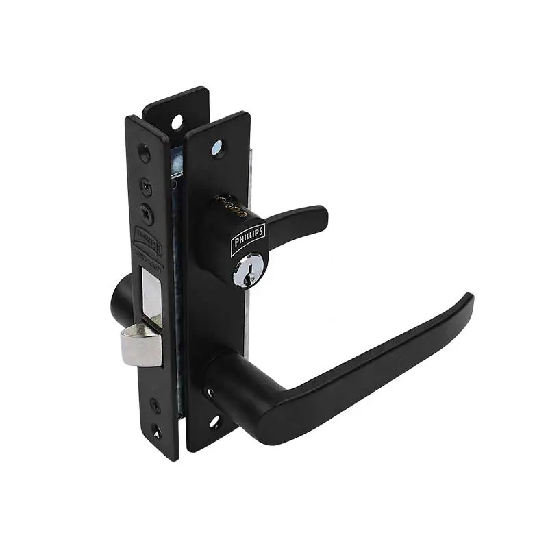 Cerradura para Perfiles de Aluminio Phillips 510T NEGRO