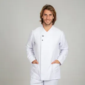 Chaqueta laboral Fabián de microfibra blanca - Gary's