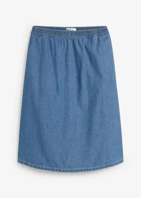 Light Blue Denim Jean Skirt