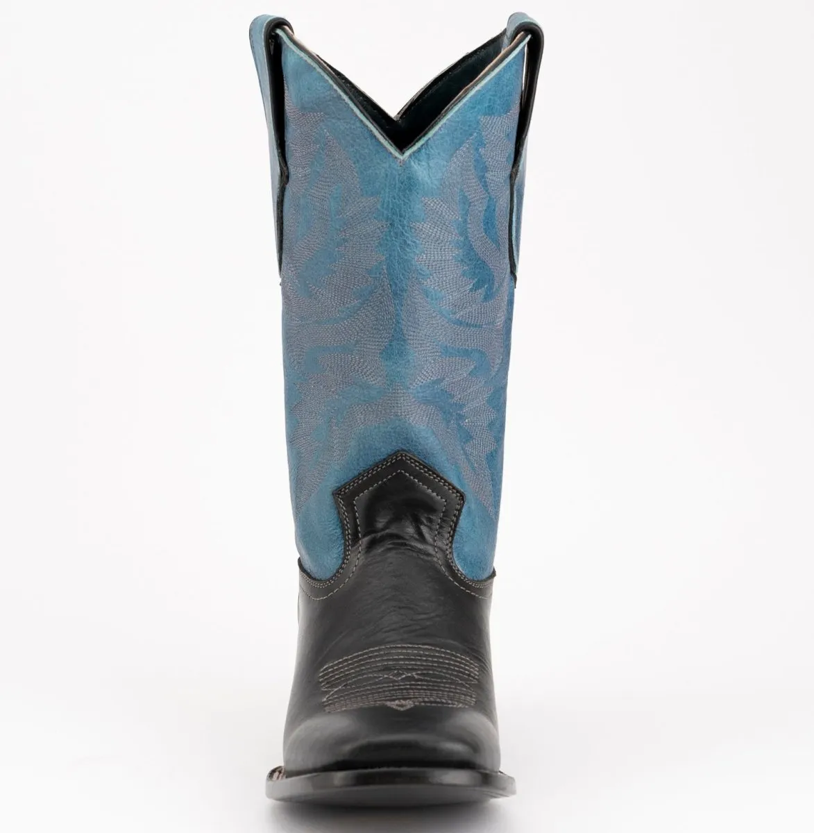 Ferrini Men's Gunner Leather Boots Handcrafted - Black 1219304