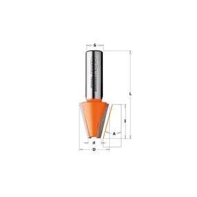 FRESA P/BISELAR 15° P/CORIAN HW S=12 D=9.5/23x25.4