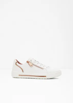 Jana Comfort Fit Sneakers White/Rose Gold