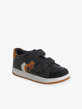 kids mid-top sneakers with velcro closure