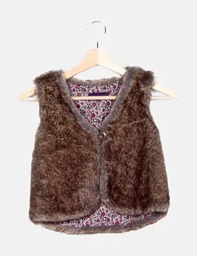 Lisa Rose Brown Fur Vest