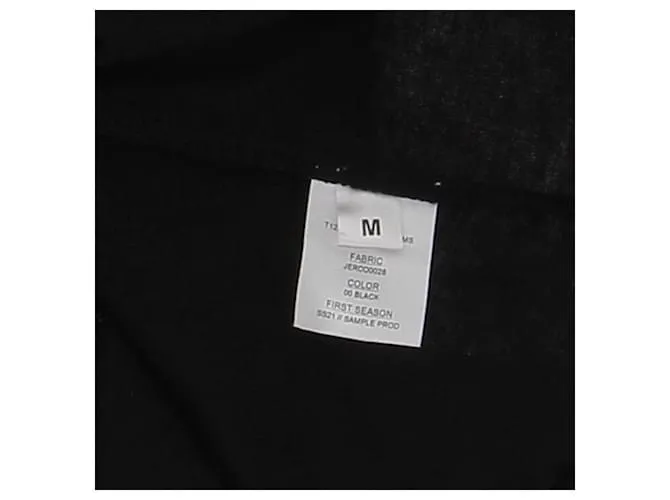 MARINE SERRE Camisetas T.International M Algodón Negro 