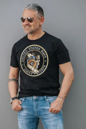 Men's black SEA t-shirt