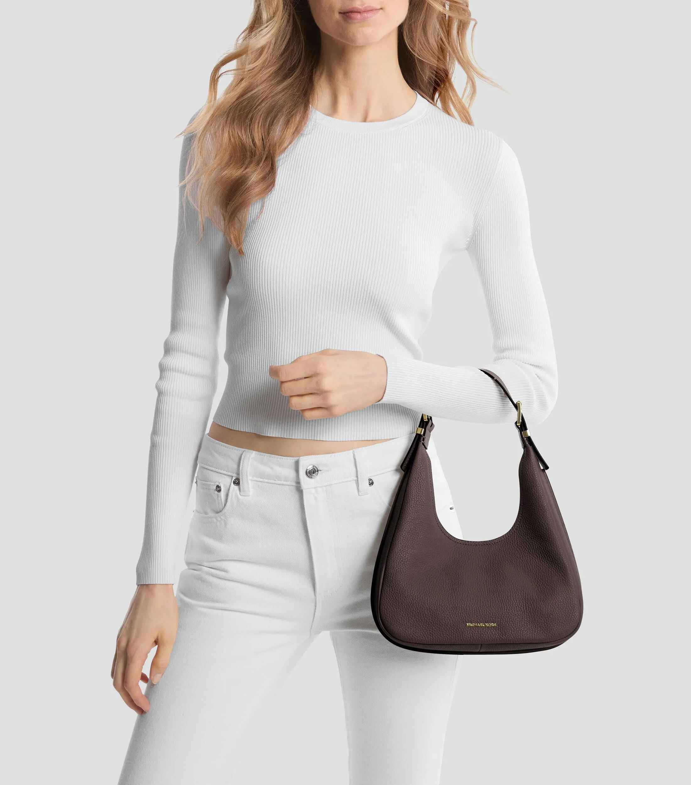 Michael Kors Bolso Hobo en Piel Nolita Mujer