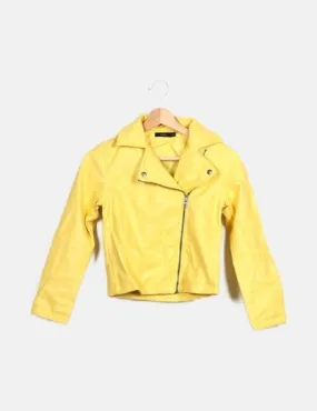 Yellow Biker Jacket - Shop Now.