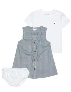 Peto Baby Striped Dress Tommy Hilfiger
