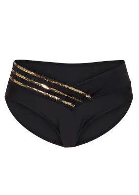 Recycled Polyamide Black Bikini Bottom - Exclusive