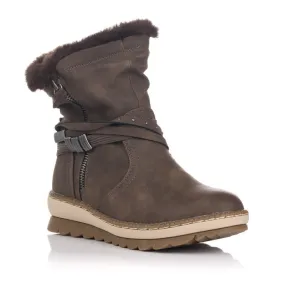 Refresh 170416 Mujer Marron Flat Boots