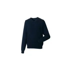 Russell V-Neck Unisex Knit Sweater