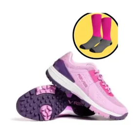 Tartaneras Botines Hockey Reves Mujer (lila) + MEDIAS GRATIS! - Hobart: Best Women's Hockey Shoes in Lilac + FREE Socks!